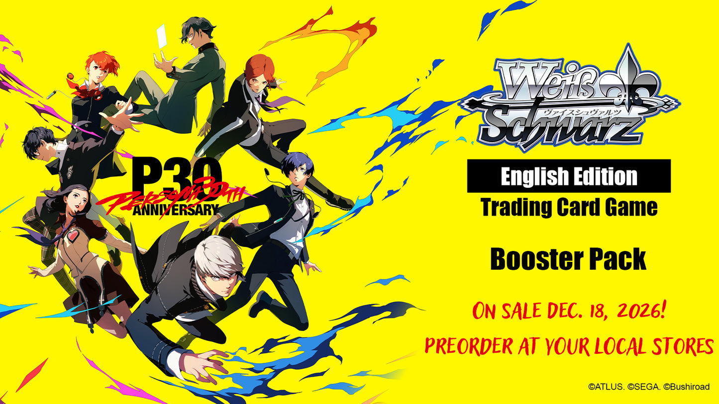 *PRE-ORDER* Weiss Persona 30th Anniversary Booster Case