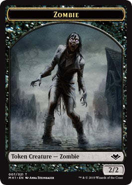Zombie // Rhino Double-Sided Token