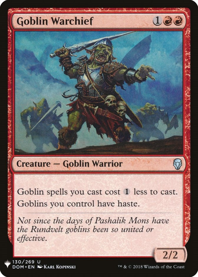 Goblin Warchief (DOM)