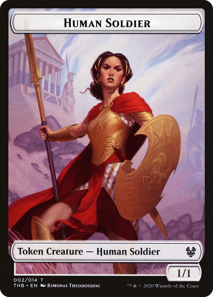 Human Soldier // Spider Double-Sided Token