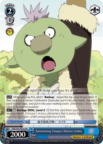 Summoning Tempest Wolves! Gobta