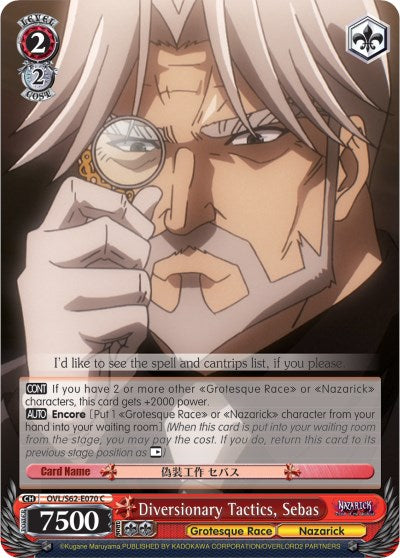 Diversionary Tactics, Sebas