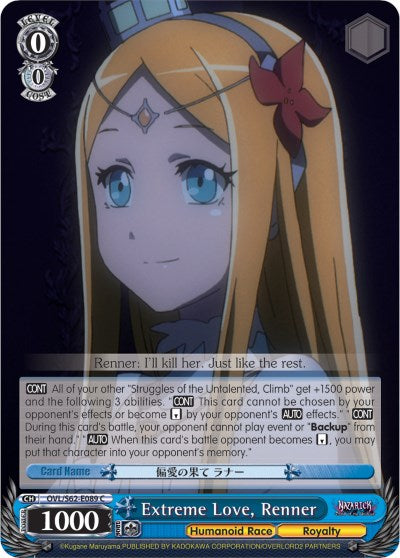 Extreme Love, Renner