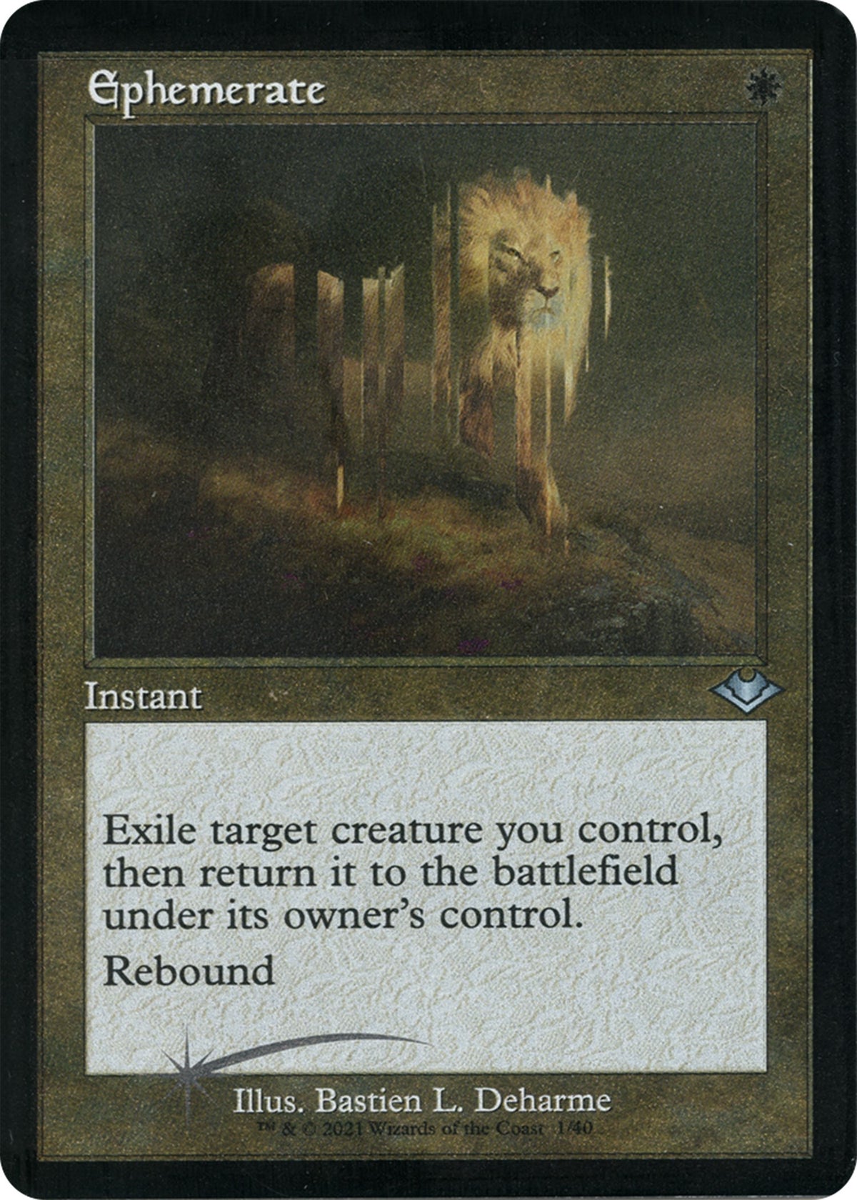 Ephemerate (Retro Frame) (Foil Etched)