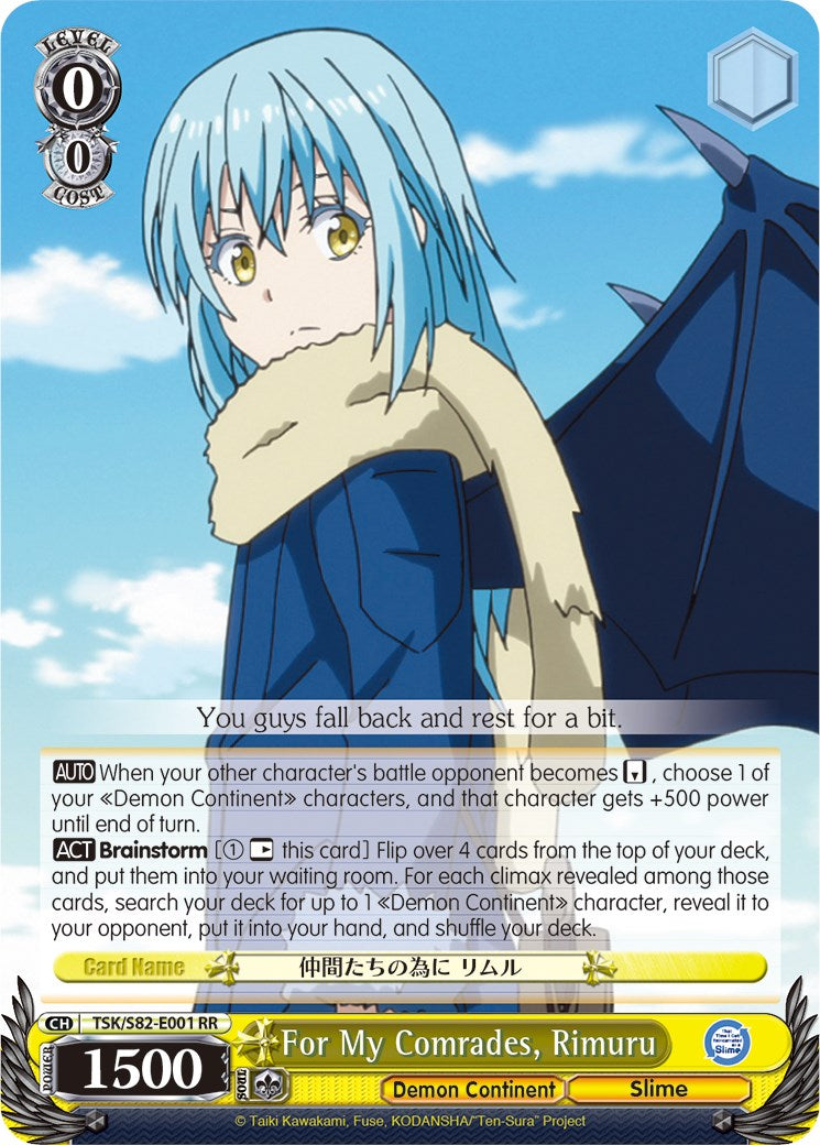 For My Comrades, Rimuru