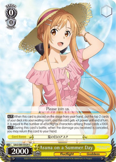 Asuna on a Summer Day