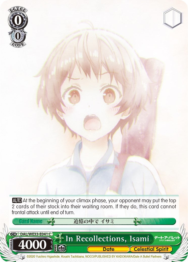 In Recollections, Isami (Parallel Foil)