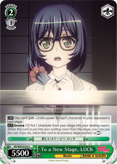 To a New Stage, LOCK