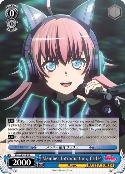 Member Introduction, CHU² (Parallel Foil)