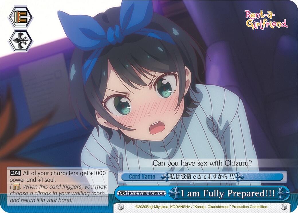 I am Fully Prepared!!!