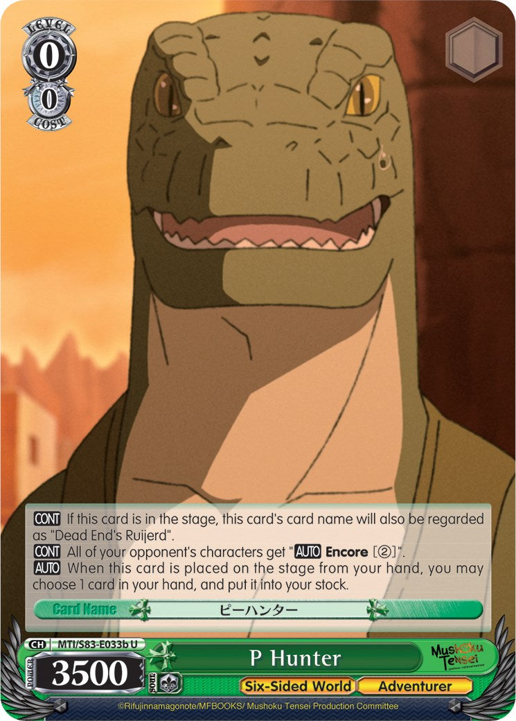 P Hunter (B)