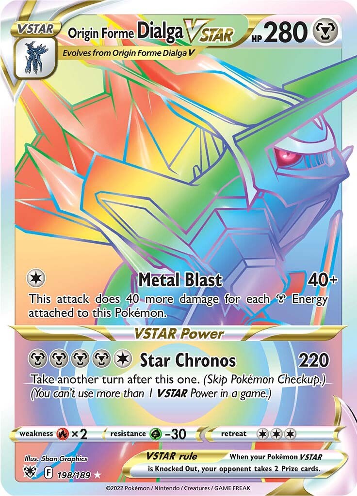 Origin Forme Dialga VSTAR - 198/189 (Secret)