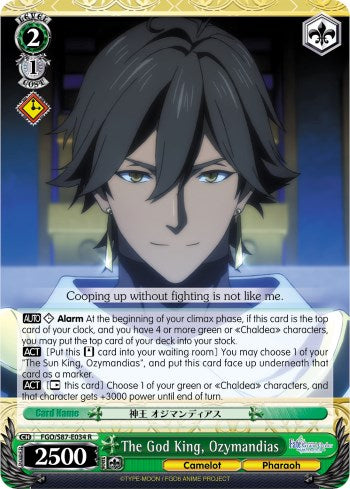 The God King, Ozymandias