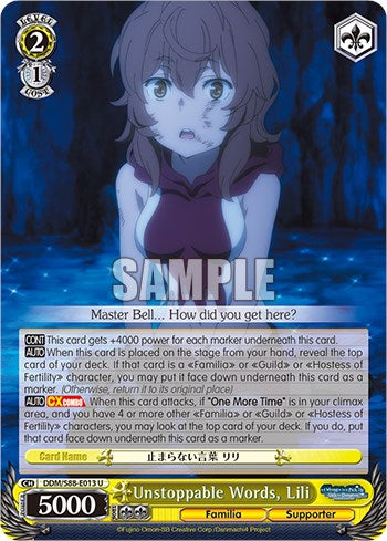 Unstoppable Words, Lili