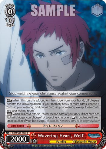 Wavering Heart, Welf