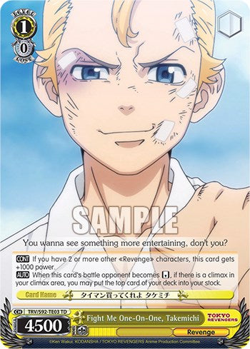 Fight Me One-On-One, Takemichi