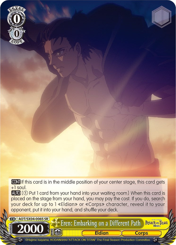 Eren: Embarking on a Different Path (SR)