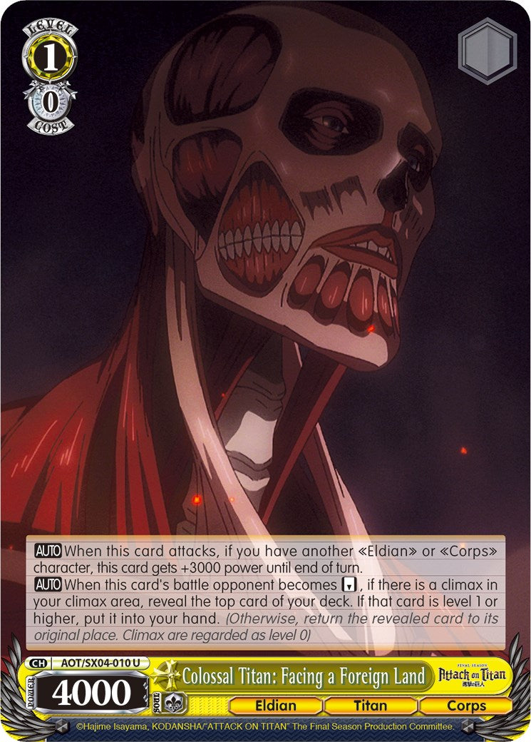 Colossal Titan: Facing a Foreign Land