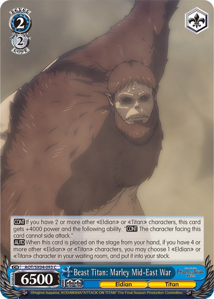 Beast Titan: Marley Mid-East War