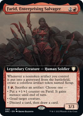 Farid, Enterprising Salvager (Extended Art)