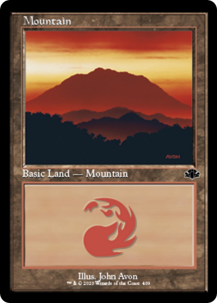 Mountain (409) (Retro Frame)