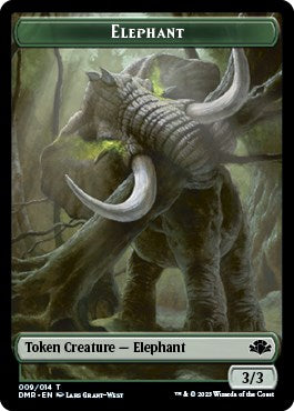 Elephant // Elemental Double-Sided Token