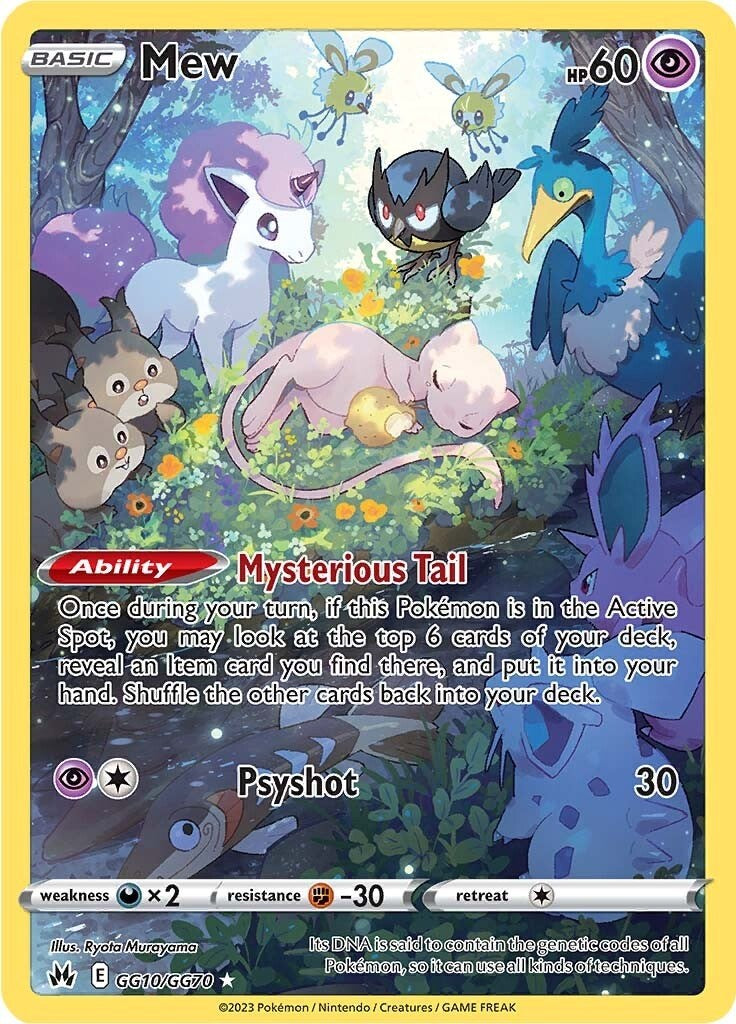 pokemon card gg Mew [CRZ:GG