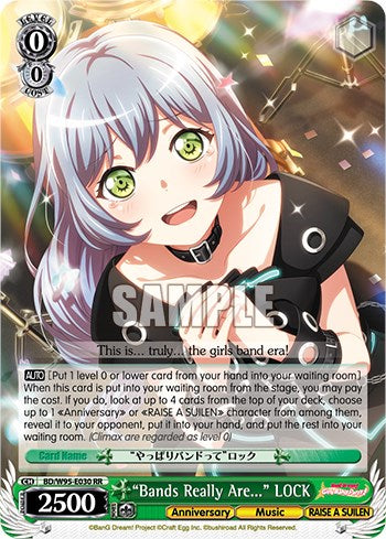 "Bands Really Are..." LOCK