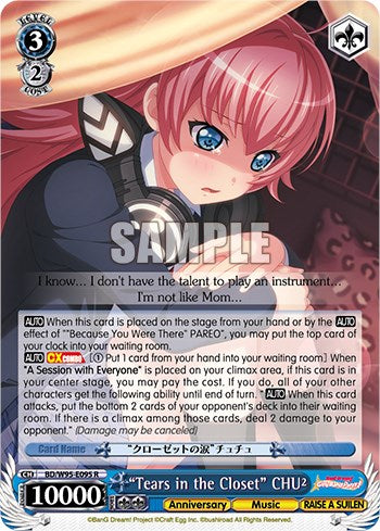 "Tears in the Closet" CHU²