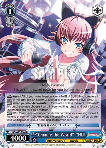 "Change the World" CHU²