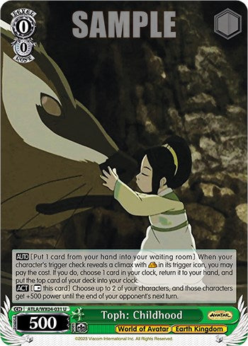 Toph: Childhood