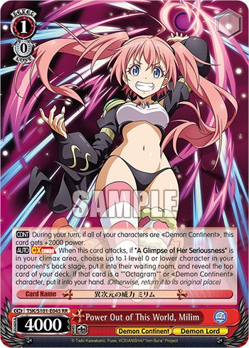 Power Out of This World, Milim