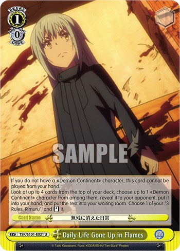 Daily Life Gone Up in Flames