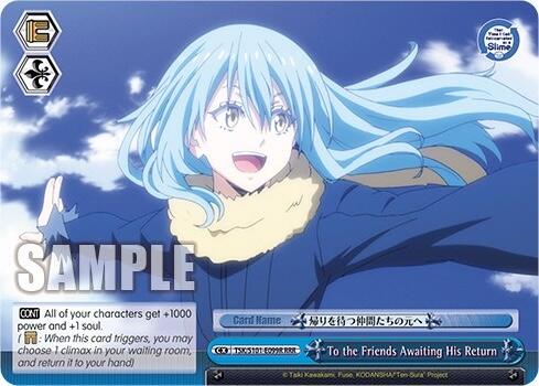 To the Friends Awaiting His Return (RRR)