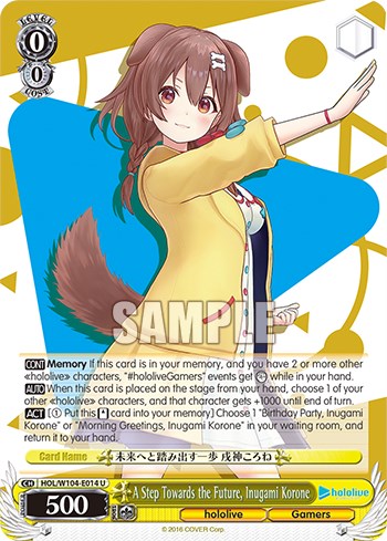 A Step Towards the Future, Inugami Korone