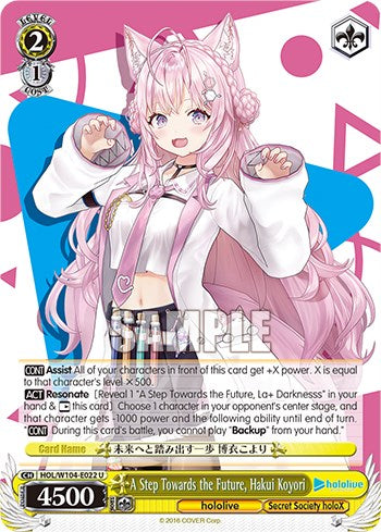 A Step Towards the Future, Hakui Koyori