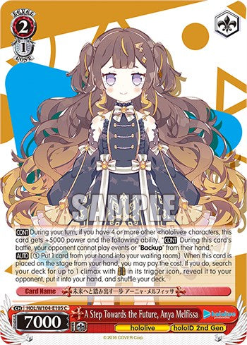 A Step Towards the Future, Anya Melfissa