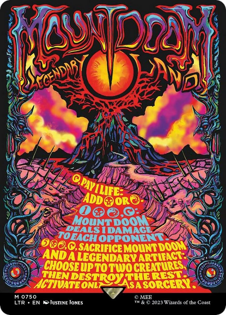 Mount Doom (Borderless Poster)