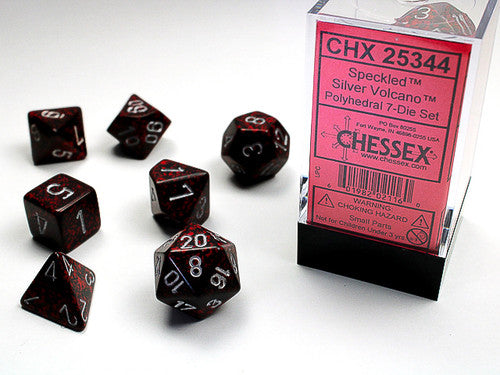 Polyhedral 7-Die Set: Speckled Space