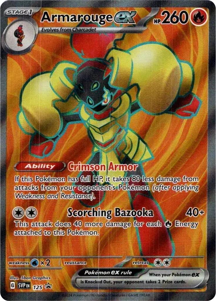 armarouge pokemon card value Armarouge ex - 125 [SVP