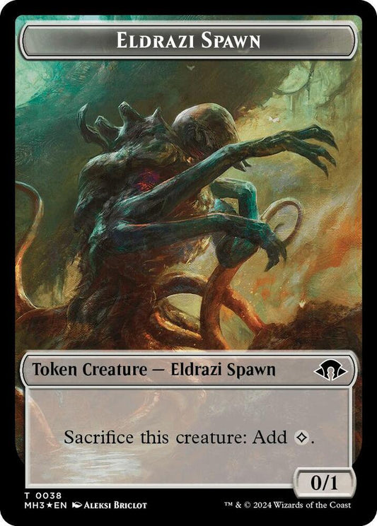 Eldrazi Scion (Ripple Foil) // Eldrazi Spawn Double-Sided Token (Back)