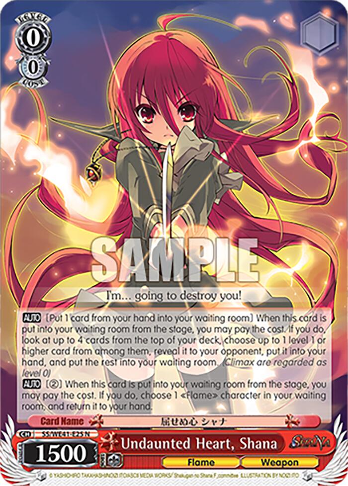 Undaunted Heart, Shana