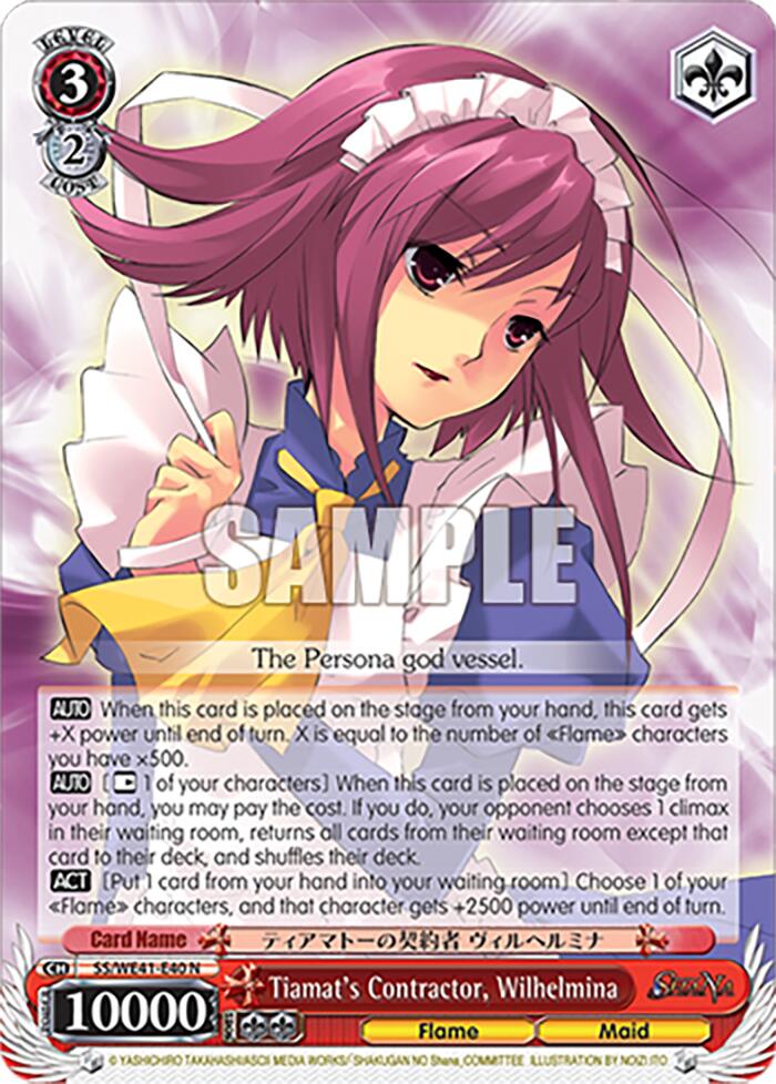 Tiamat's Contractor, Wilhelmina