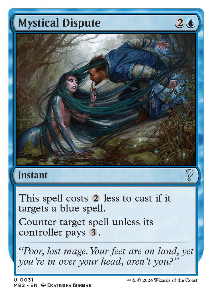 Mystical Dispute (White Border)