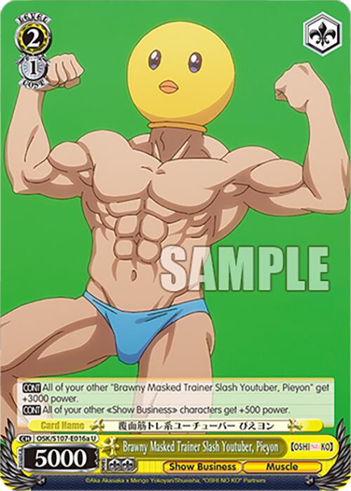 Brawny Masked Trainer Slash Youtuber, Pieyon (A)