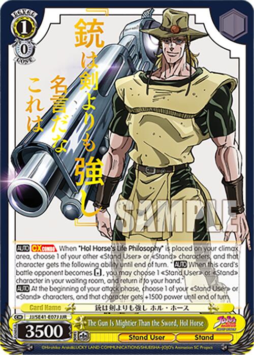 The Gun Is Mightier Than the Sword, Hol Horse (JJR)