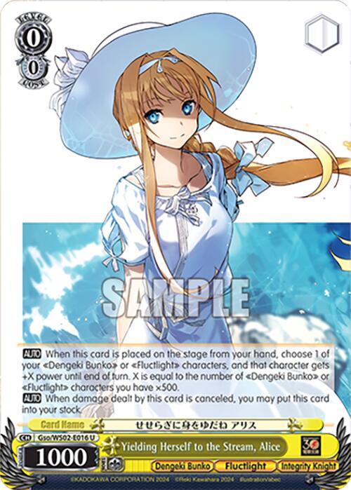 Yielding Herself to the Stream, Alice