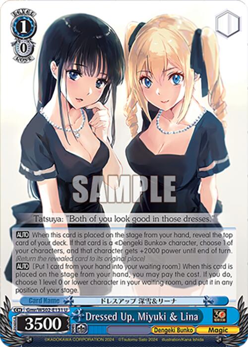 Dressed Up, Miyuki & Lina