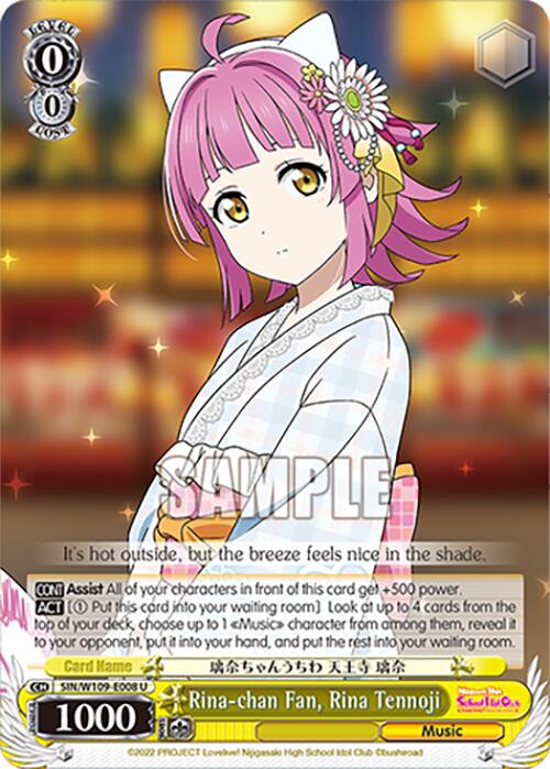 Rina-chan Fan, Rina Tennoji