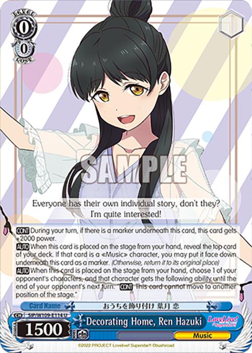 Decorating Home, Ren Hazuki